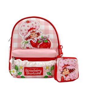 Strawberry Shortcake Pink Backpack with Coin Purse Chic Style Collectible NWT